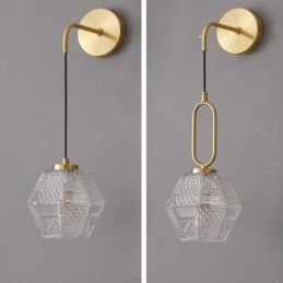 Moderne Vegglampe Kreativ Glassvegglampe