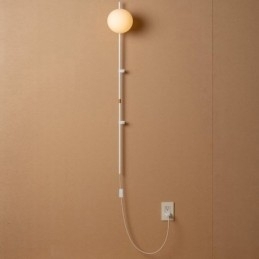 Globe Vegglampe Med Lys Fra Midten Av Århundret, Magisk Bønne, Vegglampe Med Stikkontakt