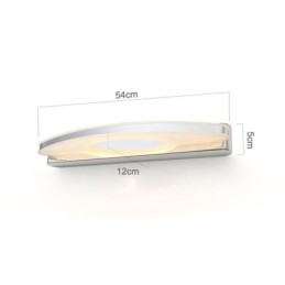 Moderne Speilbelysning Vegglampe Baderomsbelysning Rustfritt Stål