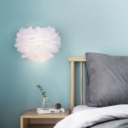 Kreativ Fjærvegglampe Dekorativ Lampe