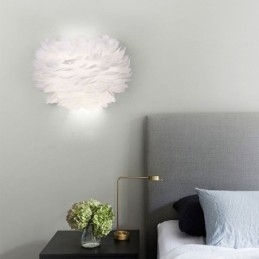 Kreativ Fjærvegglampe Dekorativ Lampe