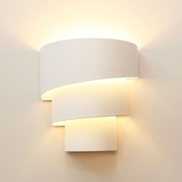 Moderne Minimalistisk Vegglampe Spiralformet Kakelampe Nattbordslampe