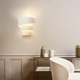 Moderne Minimalistisk Vegglampe Spiralformet Kakelampe Nattbordslampe