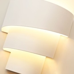 Moderne Minimalistisk Vegglampe Spiralformet Kakelampe Nattbordslampe