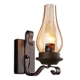 Vintage Smijernsvegglampe Med Én Lyspære