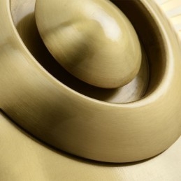 Nordisk Messingvegglampe, Hul, Rund Form, Vegglampe