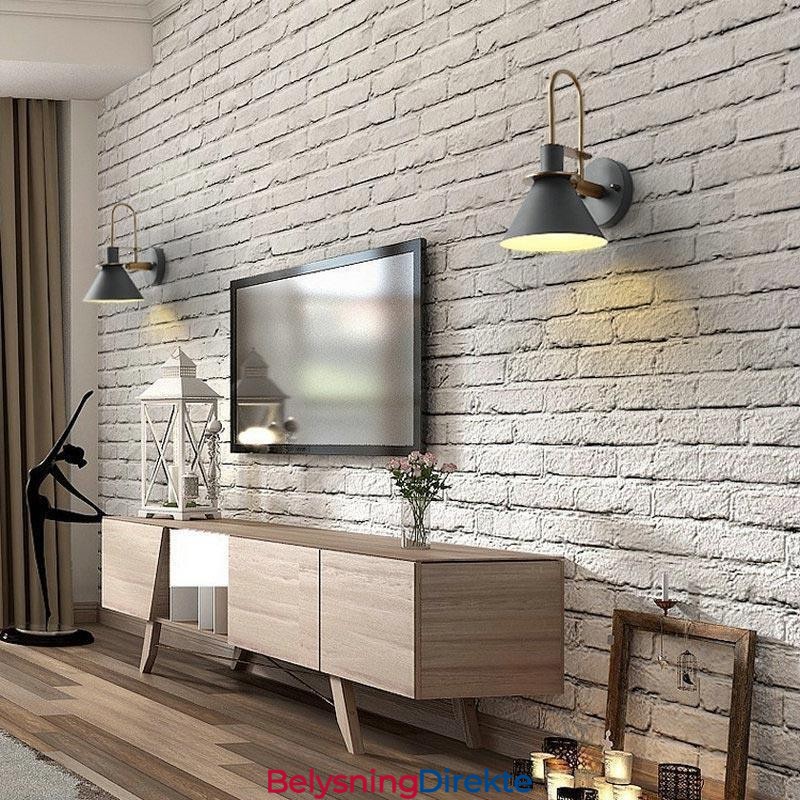 Nordisk Vegglampe I Makron-Stil, Kreativ Speillampe Foran