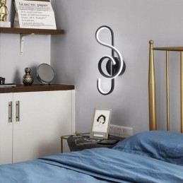 Vegglampe Minimalistisk Akryl Note Vegglampe