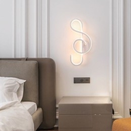 Vegglampe Minimalistisk Akryl Note Vegglampe