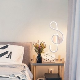 Vegglampe Minimalistisk Akryl Note Vegglampe