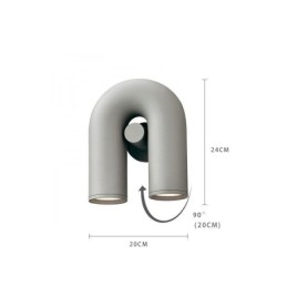 Vegglampe U-Formet Minimalistisk Kreativ Vegglampe 90 Roterende Lampeskjerm