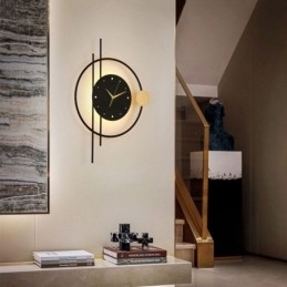 Klokkevegglampe Moderne Minimalistisk Smijerns Vegglampe Og