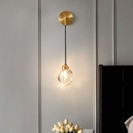 Moderne Vegglampe Kreativ Krystallvegglampe