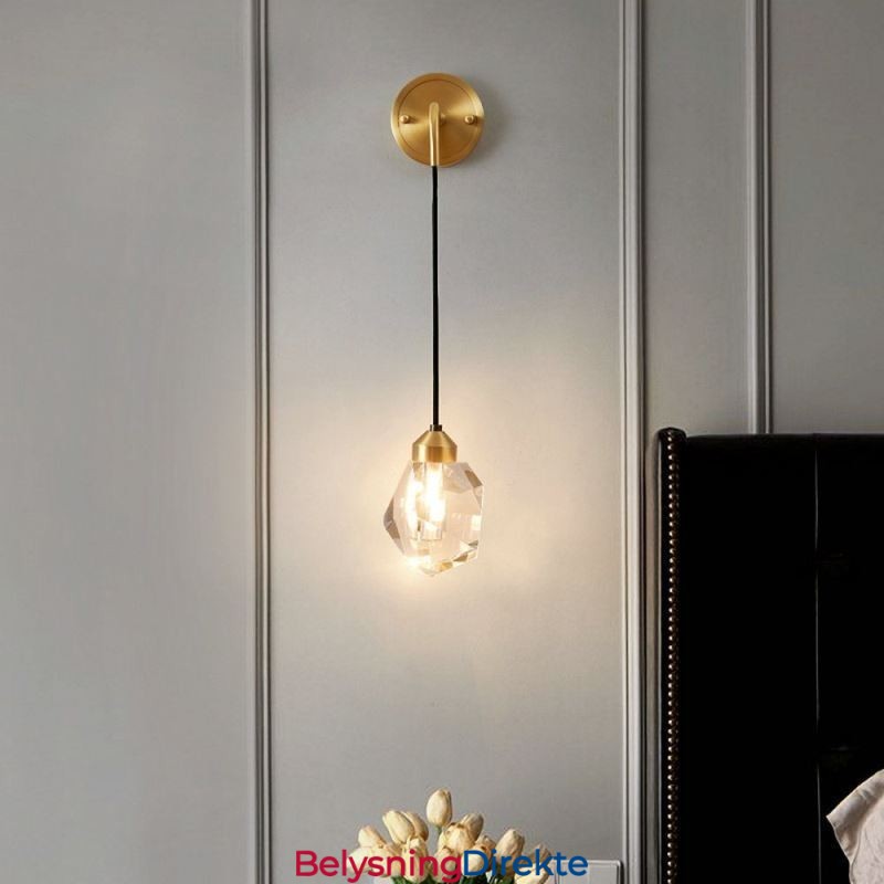Moderne Vegglampe Kreativ Krystallvegglampe