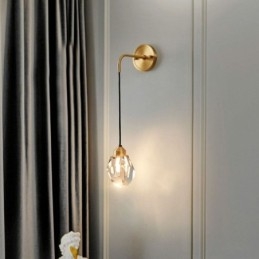 Moderne Vegglampe Kreativ Krystallvegglampe