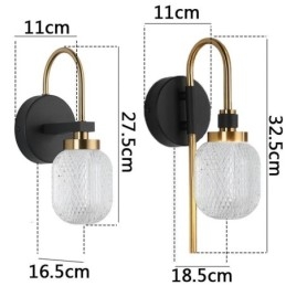 Moderne Minimalistisk Vegglampe I Akryl