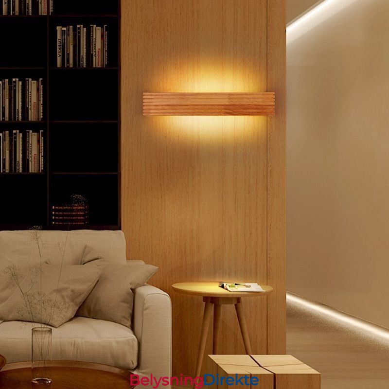 Japansk Stil Trevegglamper Lampe Baderom Hjem Vegglampe