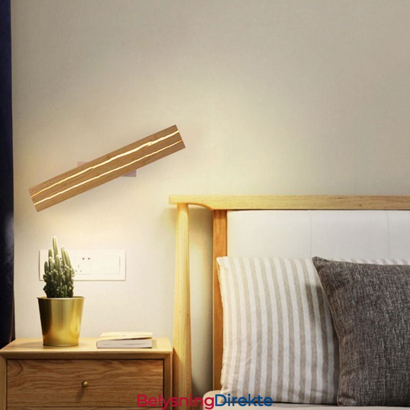 Moderne Trevegglampe Til Inngangsgang Nordisk Nattbordslampe
