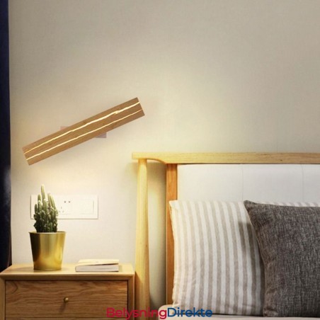 Moderne Trevegglampe Til Inngangsgang Nordisk Nattbordslampe