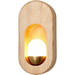 Japansk Dekorasjonsvegglampe I Tre, Inngangsgang