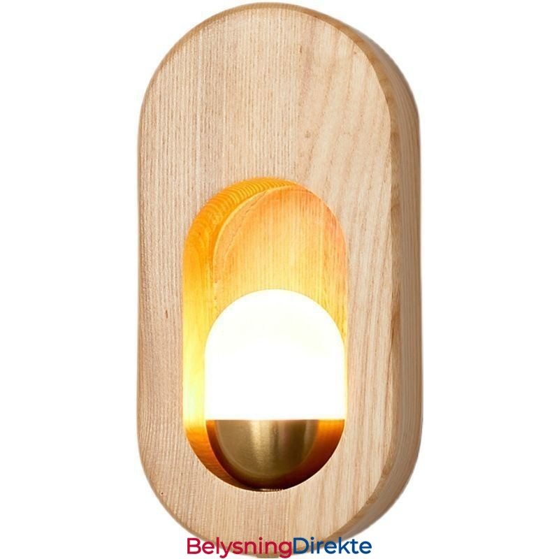 Japansk Dekorasjonsvegglampe I Tre, Inngangsgang