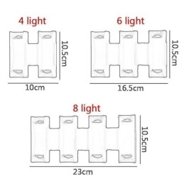Vanntett Vegglampe Moderne Aluminium Utenpåliggende Hagelampe For Veranda