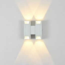 Vanntett Vegglampe Moderne Aluminium Utenpåliggende Hagelampe For Veranda