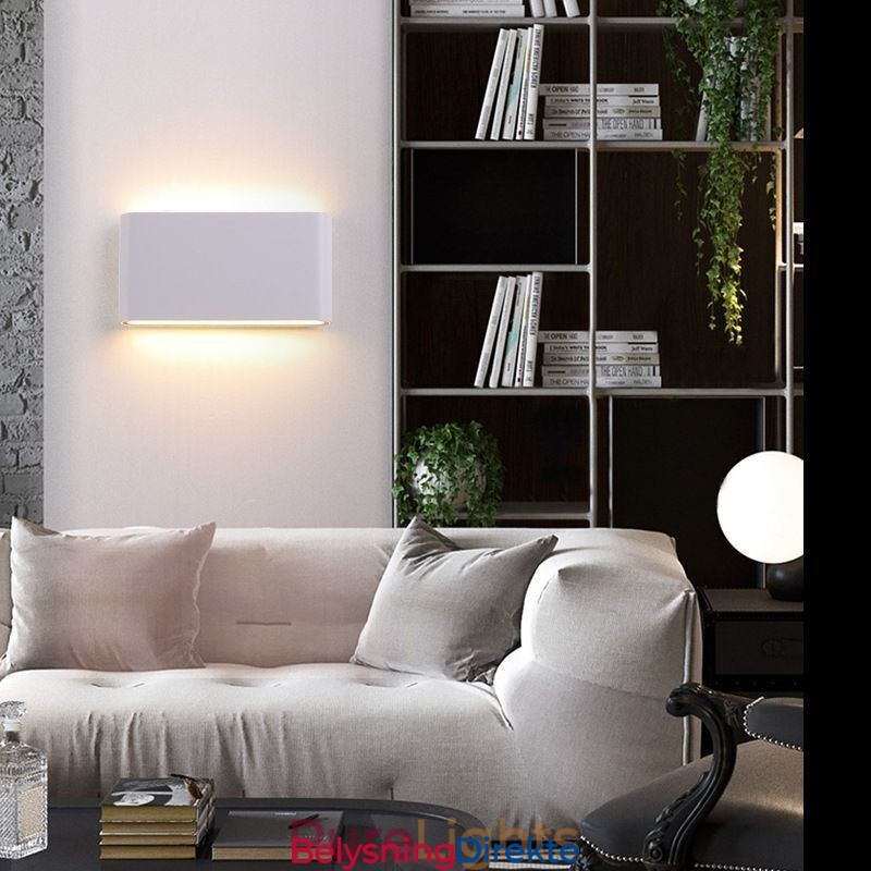 Vegglampe Vanntett Moderne Enkel Aluminium Innendørs Kunstvegglampe