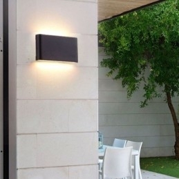 Vegglampe Vanntett Moderne Enkel Aluminium Innendørs Kunstvegglampe