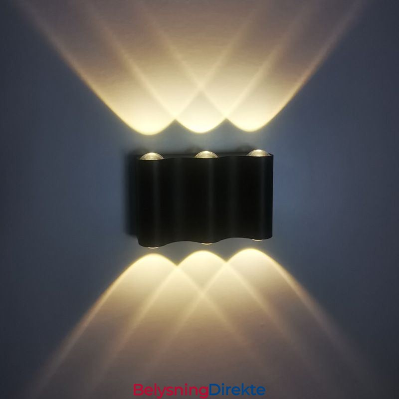 Vegglampe I Aluminium, Balkong, Utenpåliggende Verandalampe