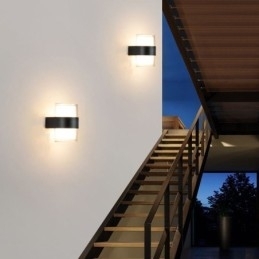Akryl Minimalistisk Vegglampe Vanntett Vegglampe For Uteplass