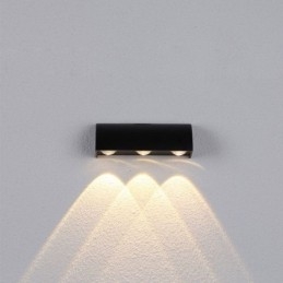 Vegglampe Vanntett Aluminium Trapper Vegglampe