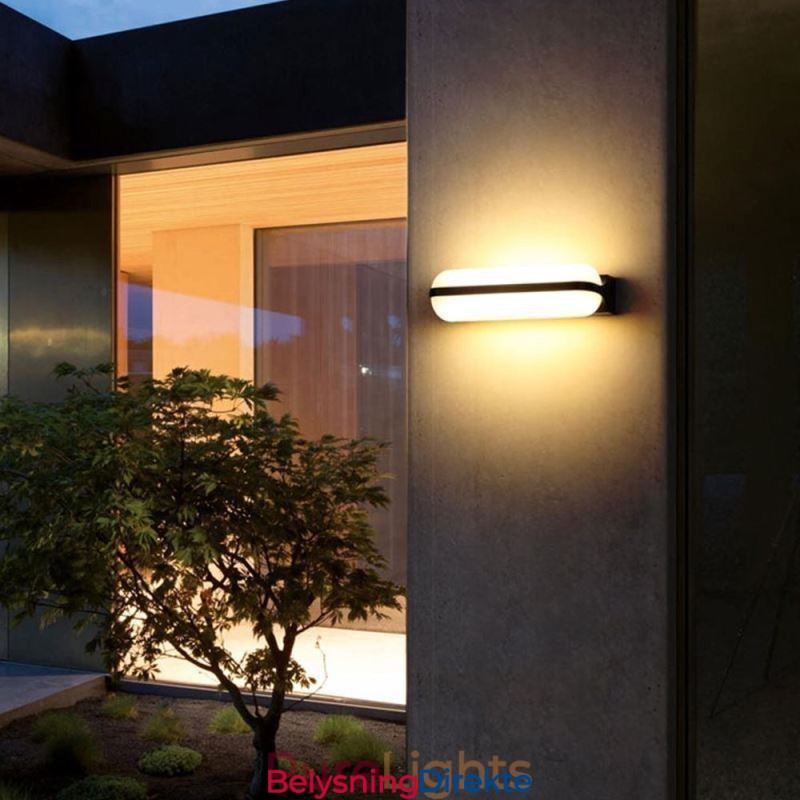 Vegglampe I Aluminium Vanntett Vegglampe Trappe Baderomskorridor