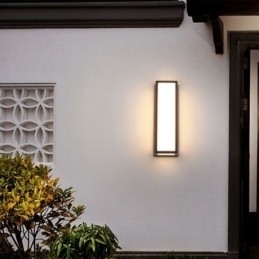 Rektangulær Vegglampe Moderne Vanntett Vegglampe For Villaveranda