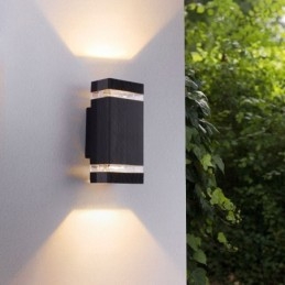 Enkle Aluminiumsvegglamper Vanntett Vegglampe Gårdsplass Veranda