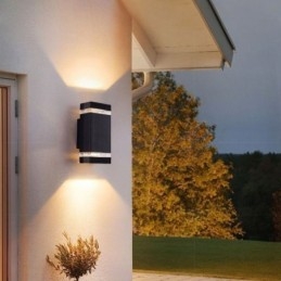 Enkle Aluminiumsvegglamper Vanntett Vegglampe Gårdsplass Veranda