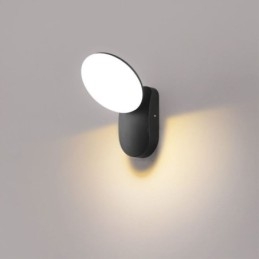 Moderne Minimalistisk Aluminiumslampe Hage Vanntett Halvmåne Vegglampe