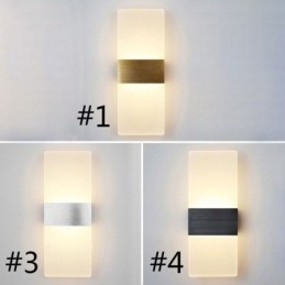 Minimalistiske Moderne Vegglamper Nattbord Midgang Trapper Kjøkken Leiligheter Lamper