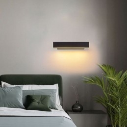 Vegglampe Roterbar Nattbordsbelysningslampe Aluminium