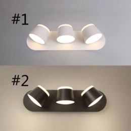 Moderne Vegglampe Roterbar Vegglampe I Aluminium