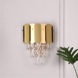 Moderne Krystallvegglampe Vegglampe Nattbordslampe