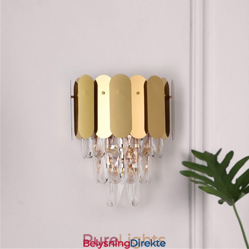 Moderne Krystallvegglampe Vegglampe Nattbordslampe