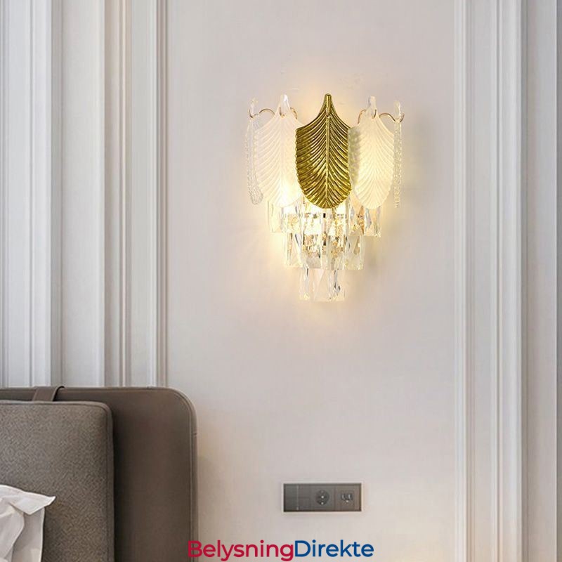 Krystallvegglampe Moderne Vegglampe 2X Sokkel