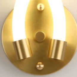 Moderne Vegglampe Kreativitet Vegglampe Kobber Sauehorn 2 Lys