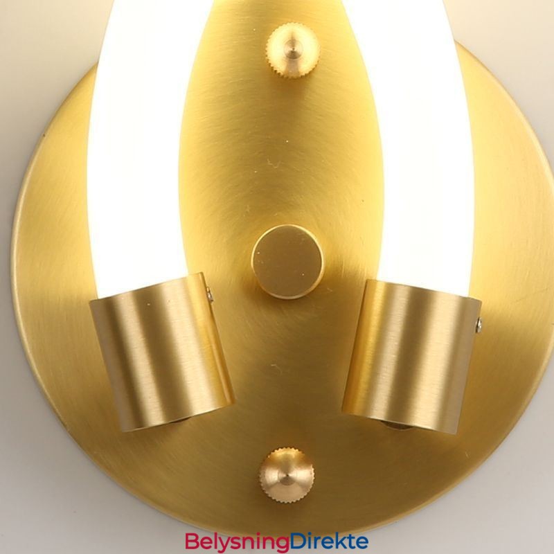 Moderne Vegglampe Kreativitet Vegglampe Kobber Sauehorn 2 Lys