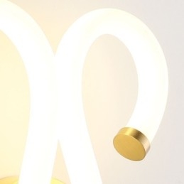 Moderne Vegglampe Kreativitet Vegglampe Kobber Sauehorn 2 Lys