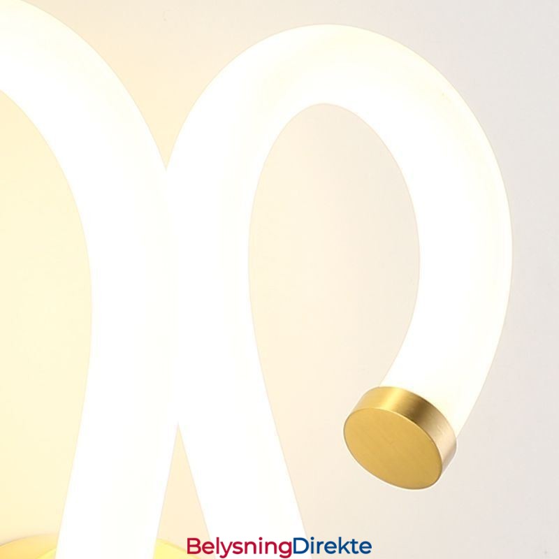 Moderne Vegglampe Kreativitet Vegglampe Kobber Sauehorn 2 Lys