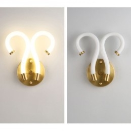 Moderne Vegglampe Kreativitet Vegglampe Kobber Sauehorn 2 Lys