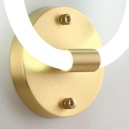 Moderne Vegglamper Runde Ringlamper Tricolor Dimming