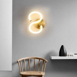Bokstavlys Alfabet Vegglampe